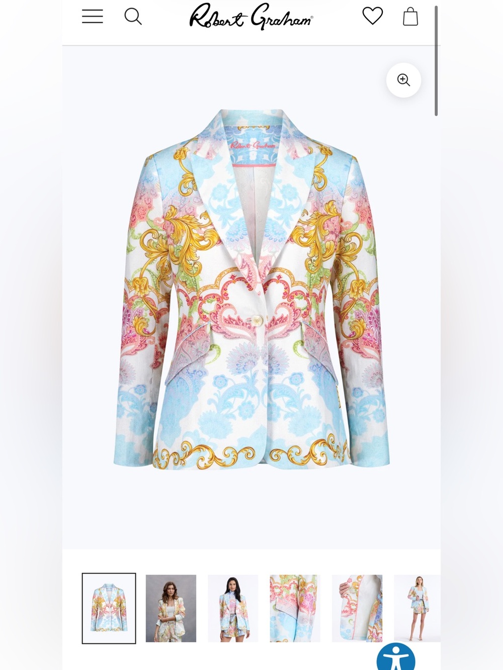 Robert Graham Penelope Blazer size 10 NWT